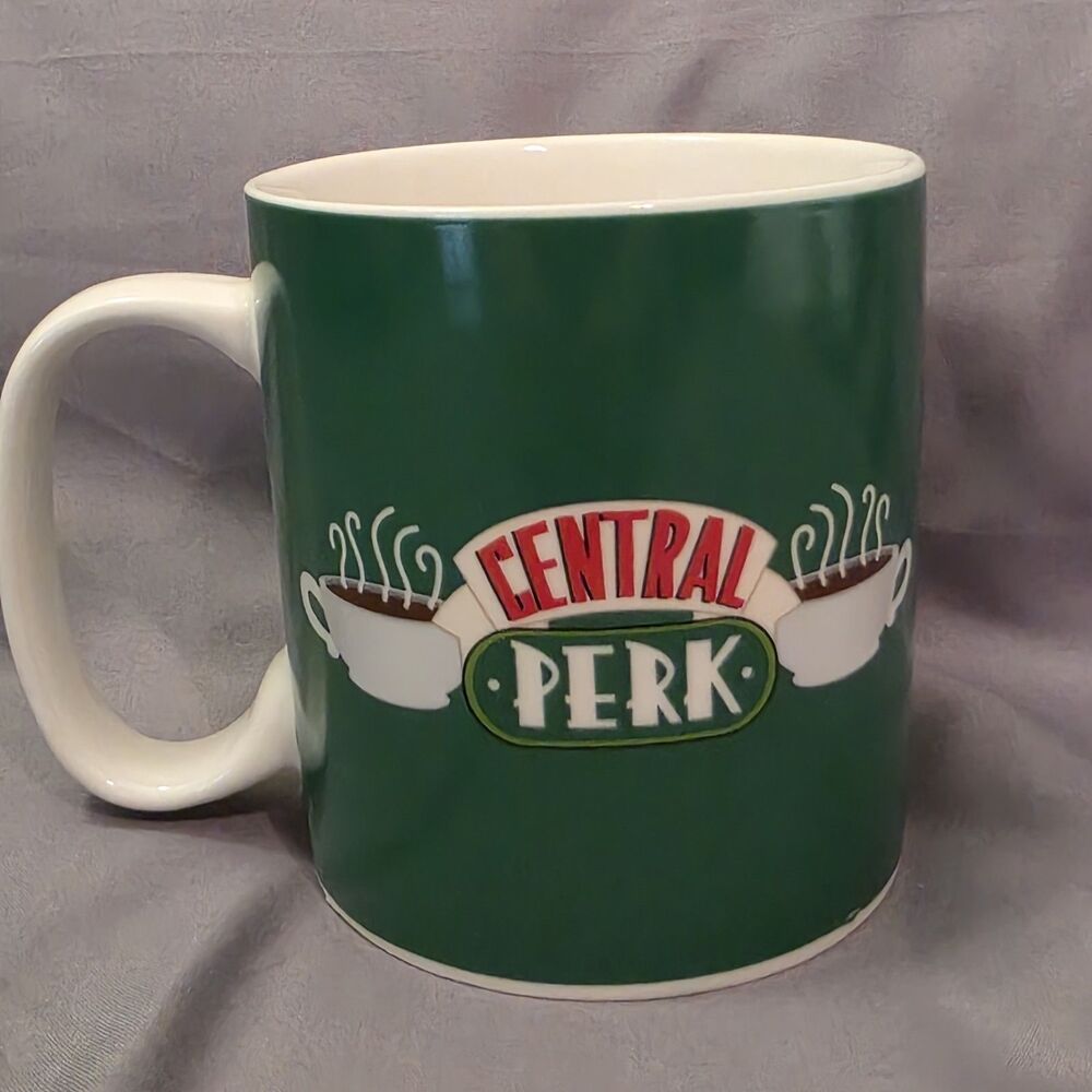 F•R•I•E•N•D•S "CENTRAL PERK" Coffee Mug Green Paladone  Dishwasher Safe 11oz